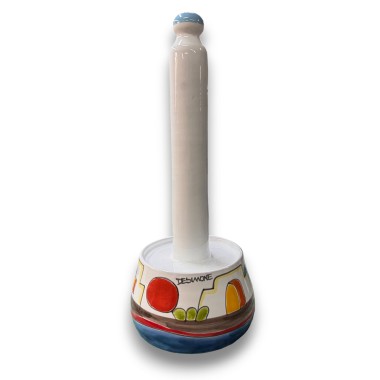 Kitchen roll holder Dammusi de simone pottery Kitchen roll holder Dammusi de simone pottery
